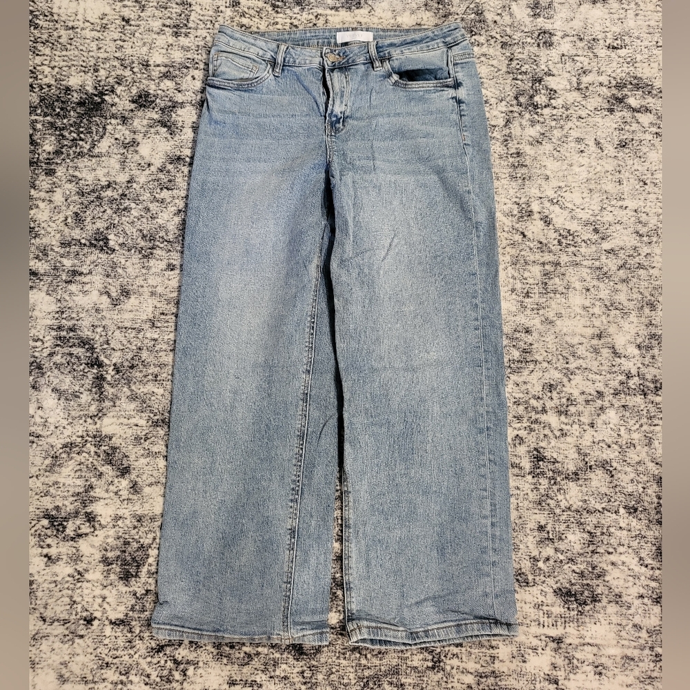 VERVET LEANN MID RISE CROP DAD JEAN